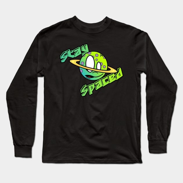 Stay Spaced Long Sleeve T-Shirt by BlazedAustralia